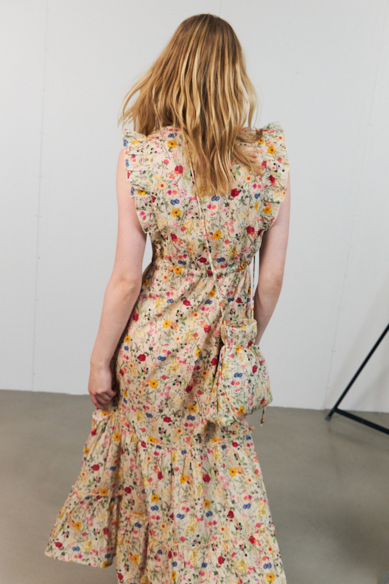 Samo Midikjole - 74 Flower Print