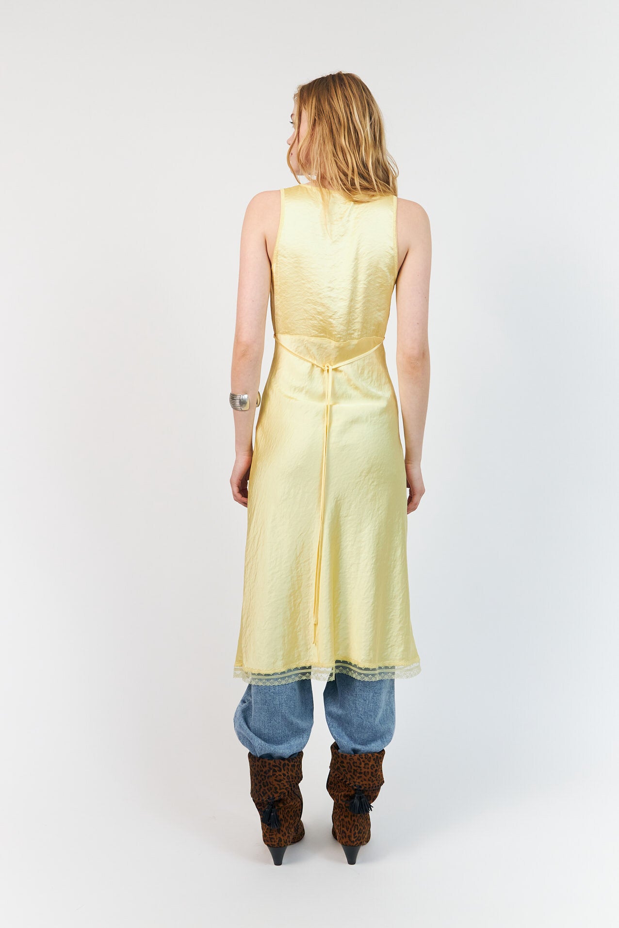 Clari Midikjole - 93 Light Yellow