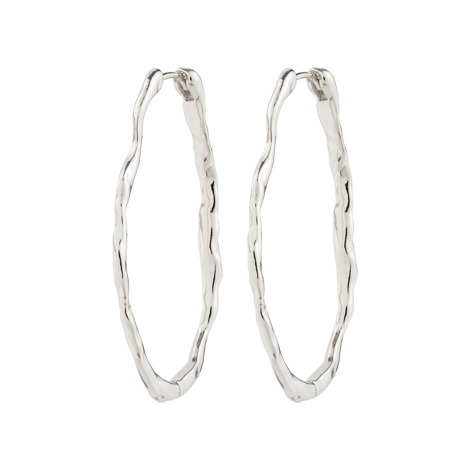 Timber hoops - sølvbelagt