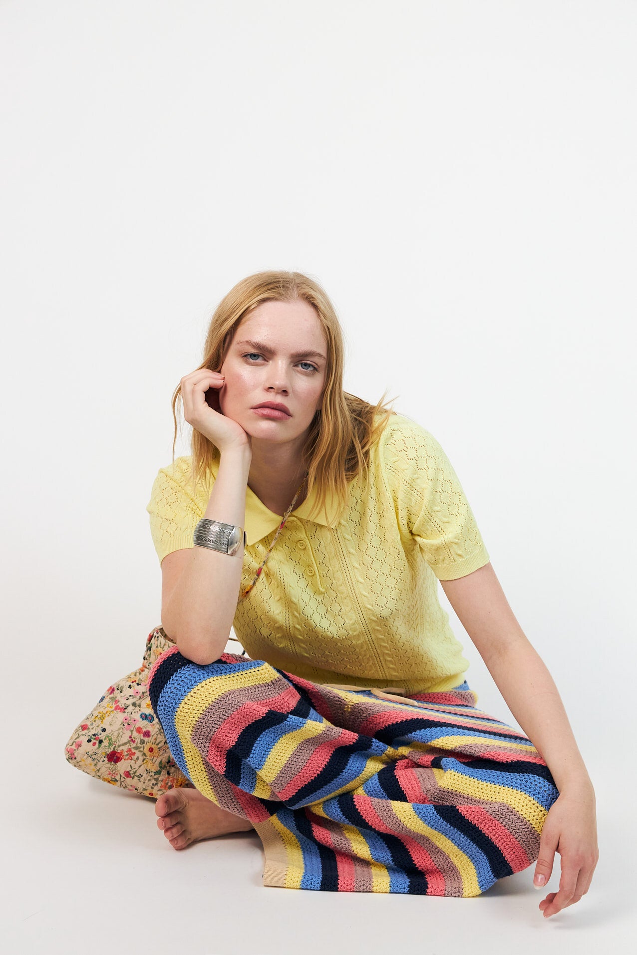 Alaia Polotrøje - 96 Neon Yellow