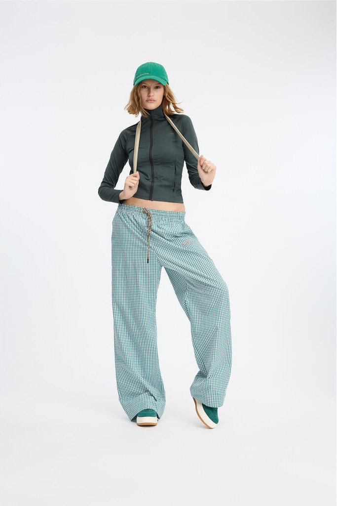 Full Zip Running top - 060 Petrol