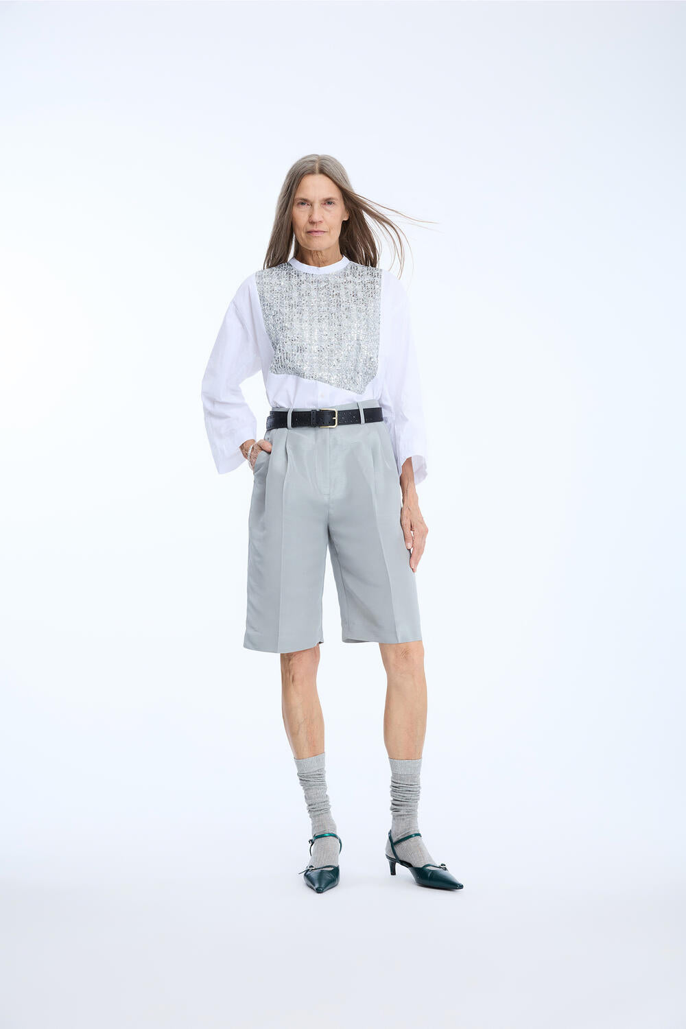 Nayel skjorte - 233 Mix White