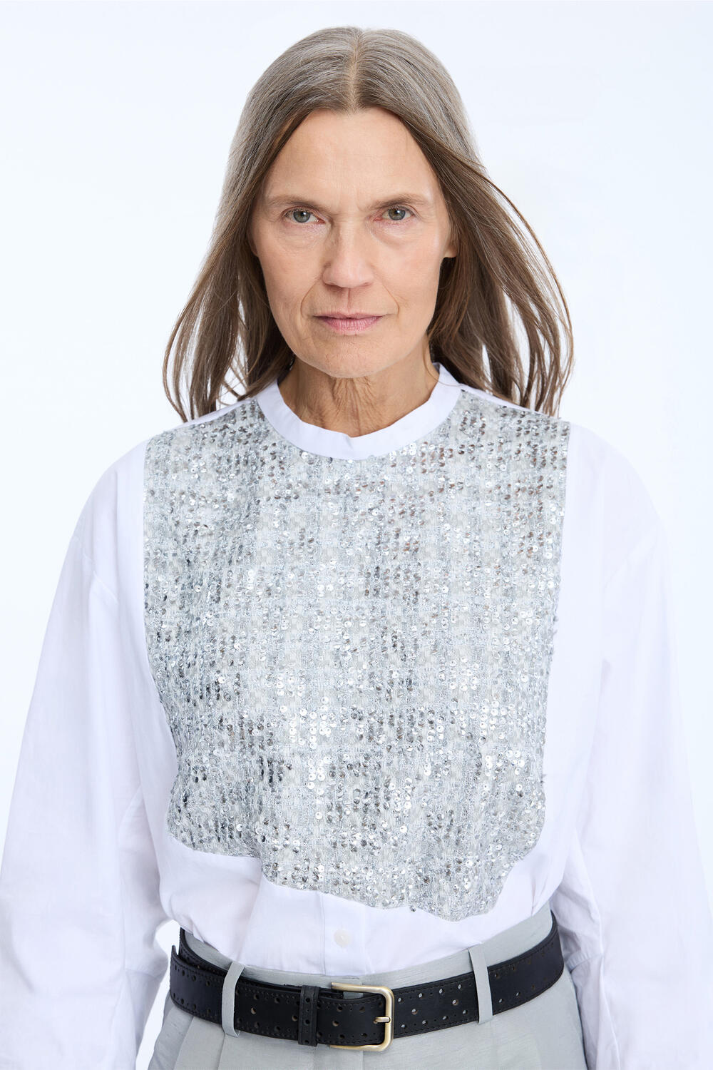 Nayel skjorte - 233 Mix White