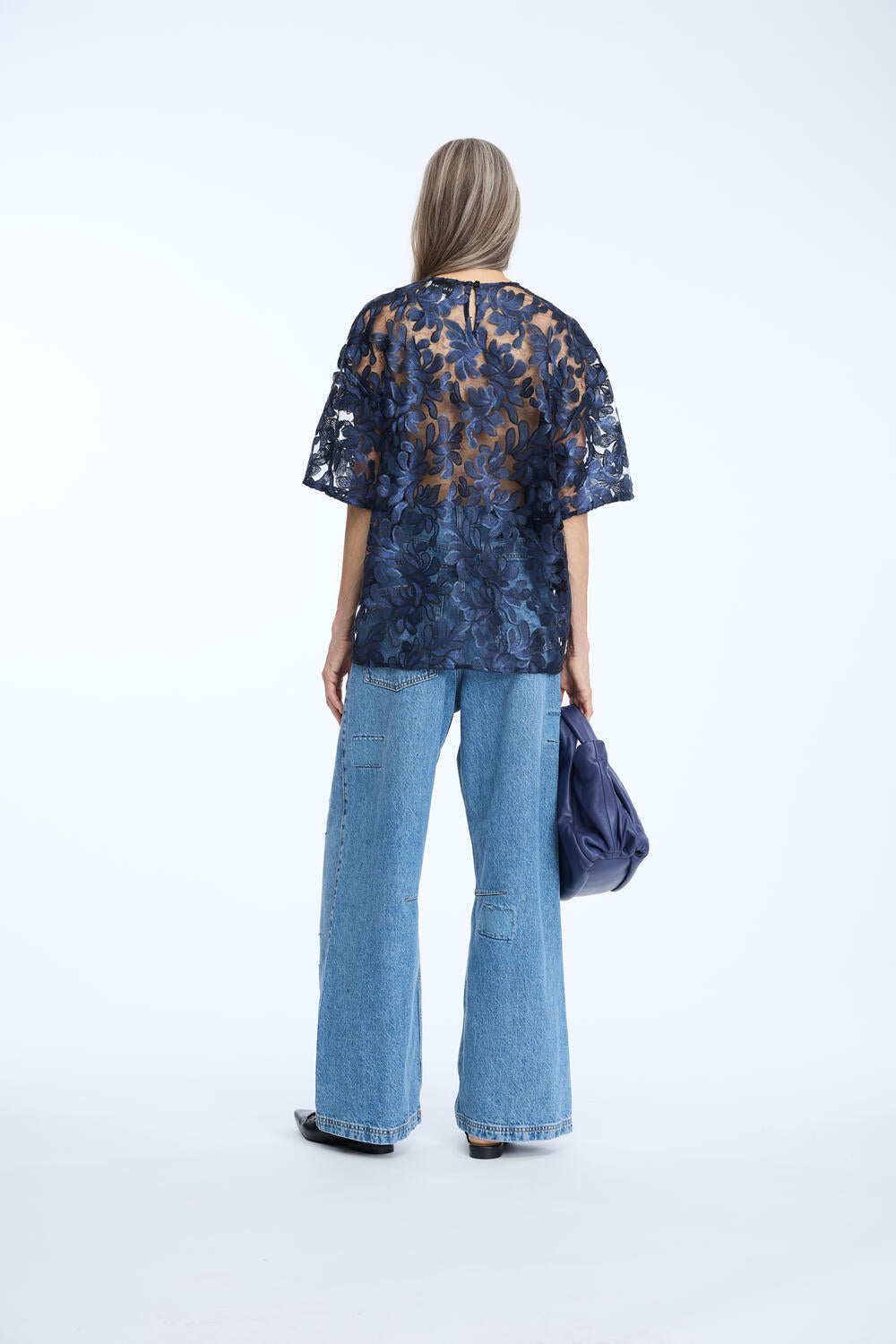 Natalya bluse - 37 Indigo