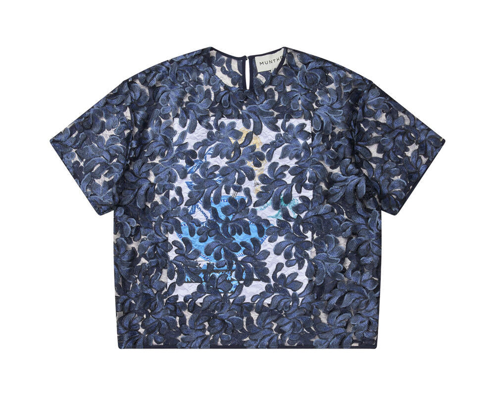 Natalya bluse - 37 Indigo