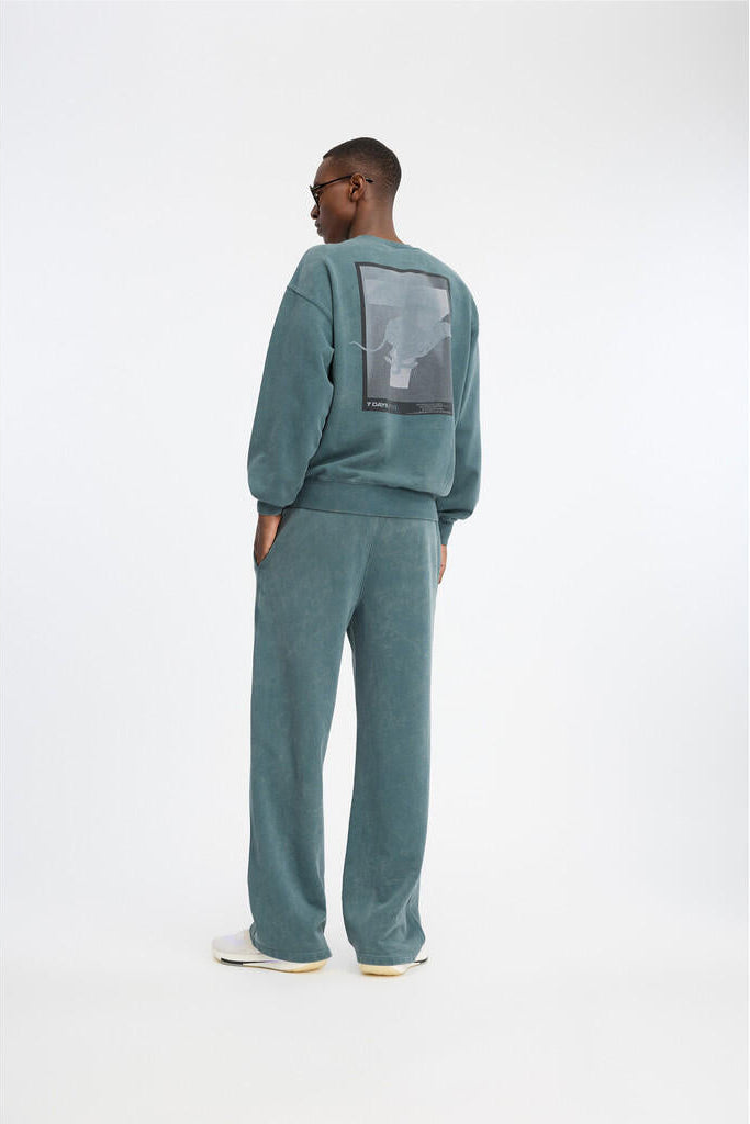 Regular sweatshirt - 065 Dusty Green