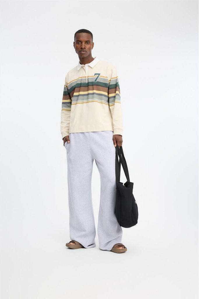 Stripes Long Sleeve polotrøje - 005 Beige