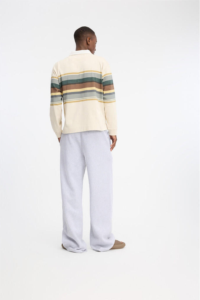 Stripes Long Sleeve polotrøje - 005 Beige