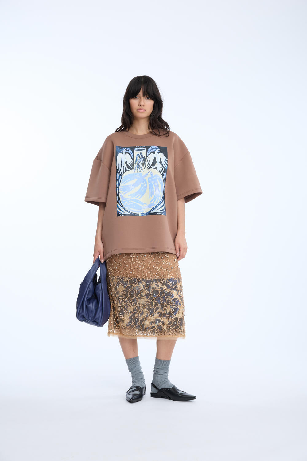 Naploi t-shirt - 66 Caramel