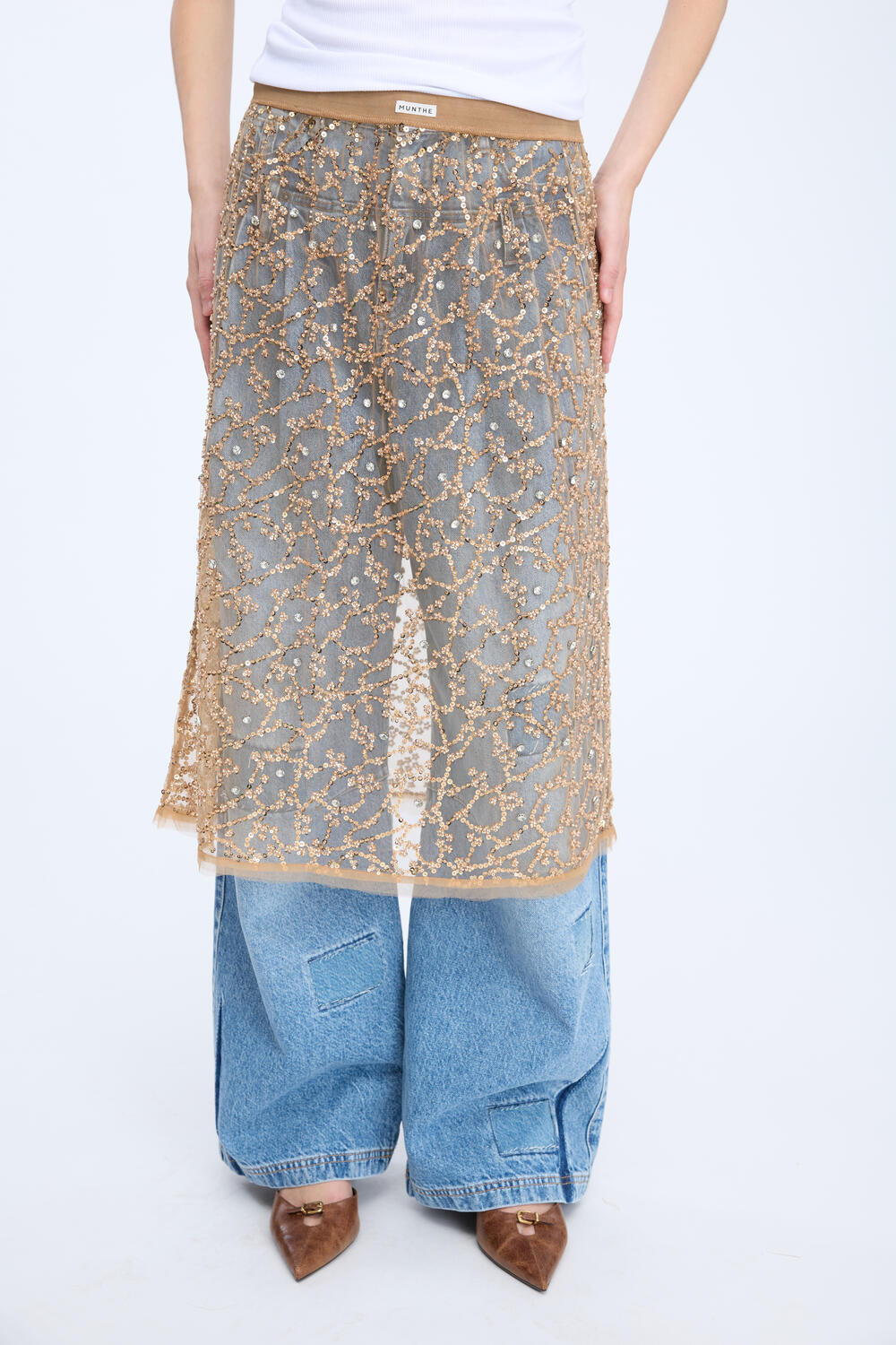 Ninia nederdel - 70 Old Brass