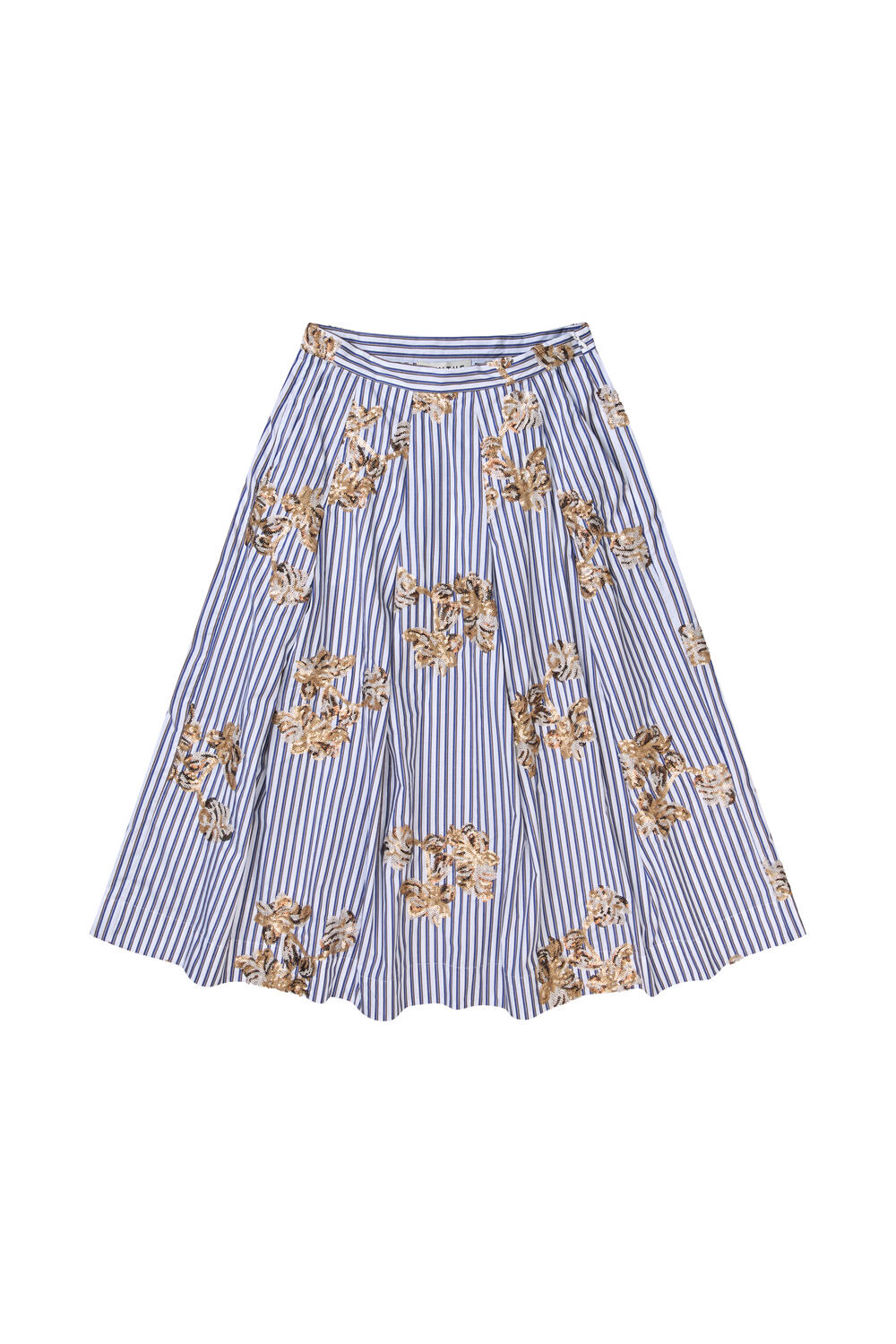 Nukkia nederdel - 333 Stripe White