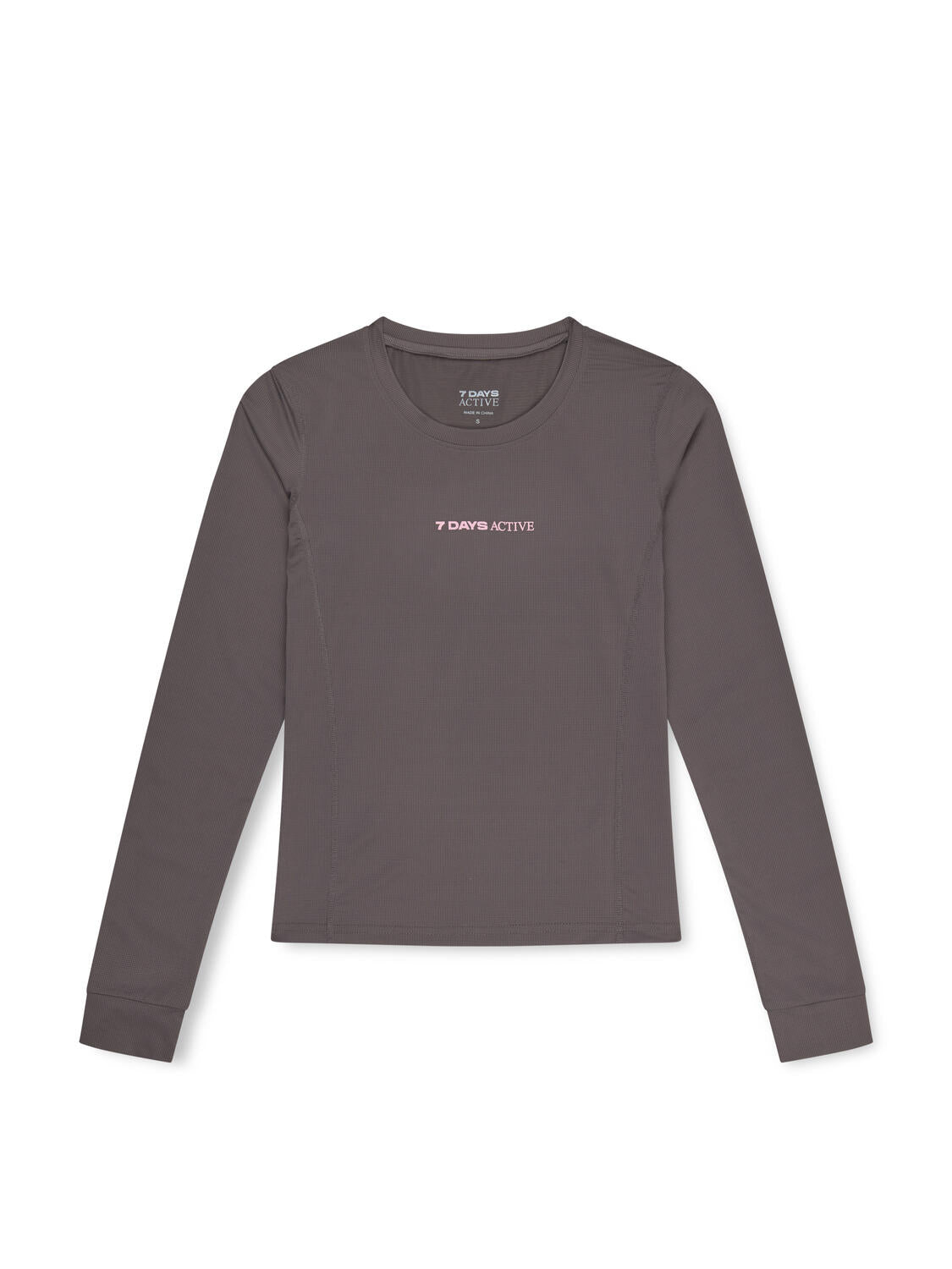 Body W Performance langærmet træningsbluse - 061 Charcoal