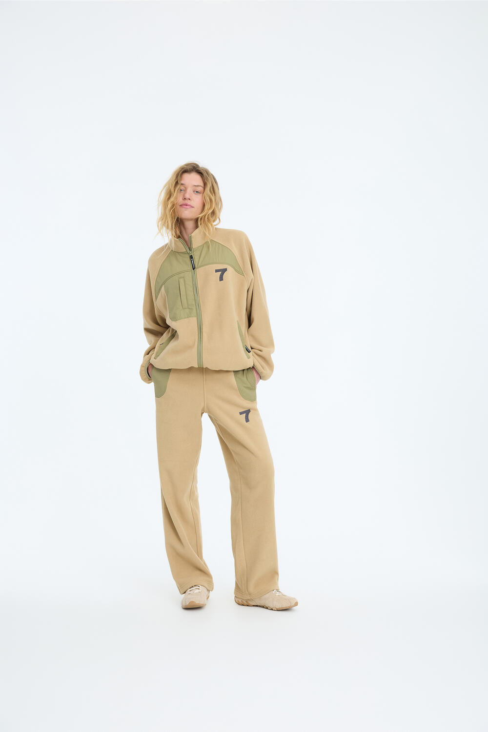 Soul Fleece jakke - 053 Sand