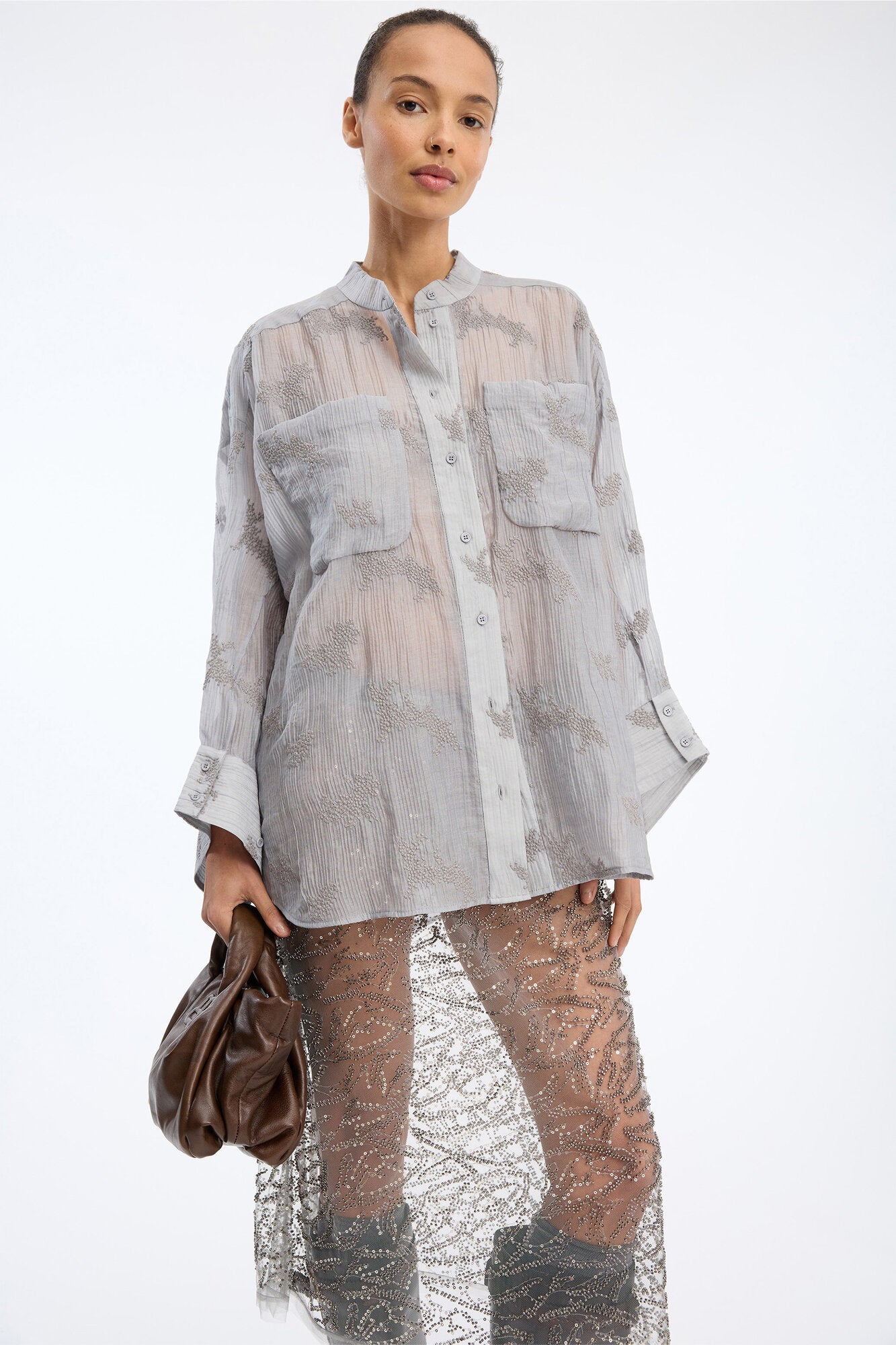 Fortunato skjorte - 80 Light Grey