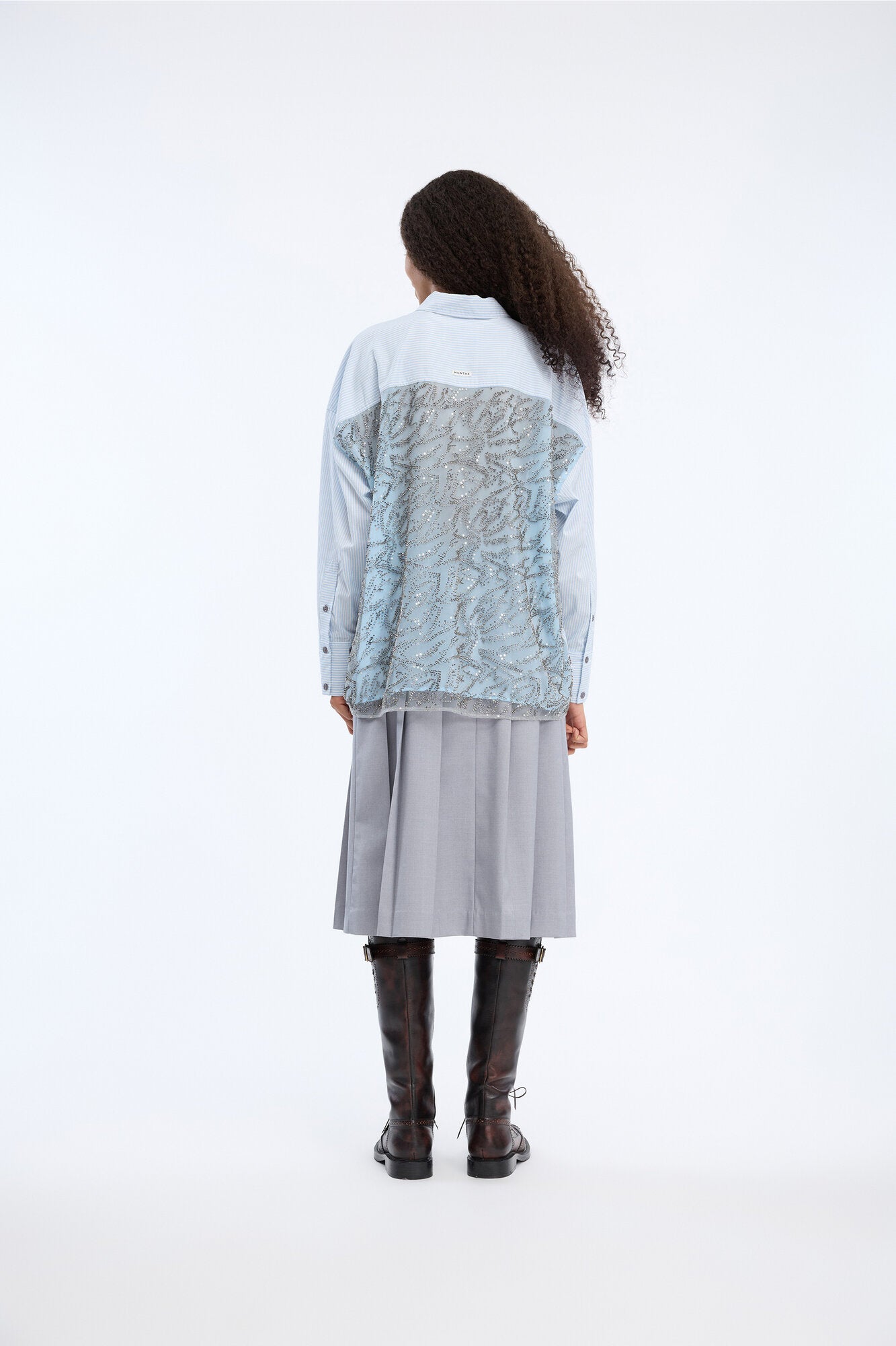 Vontario skjorte - 336 Stripe Blue