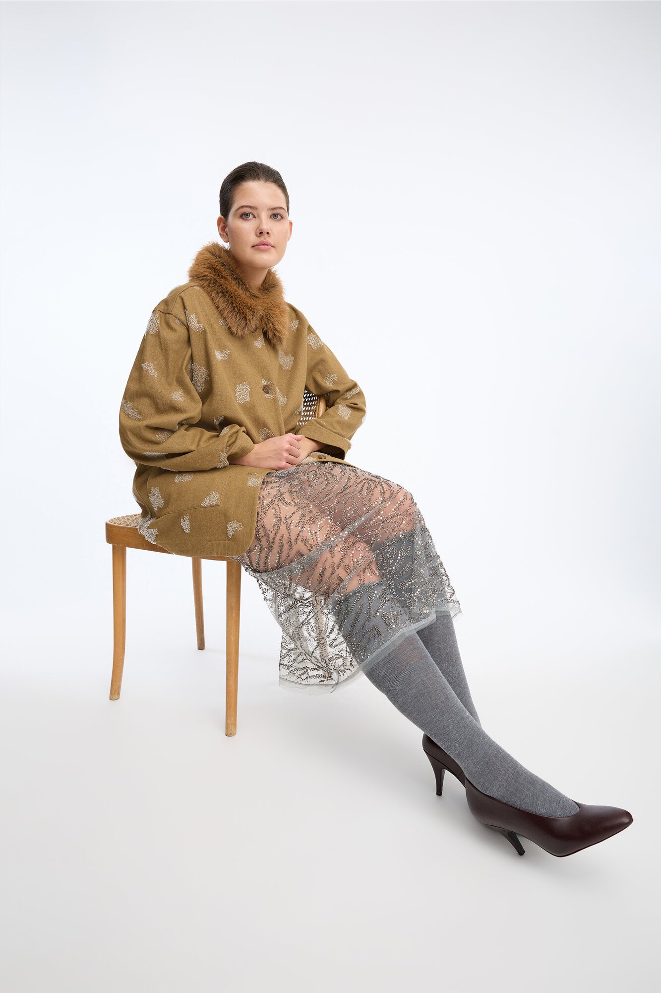 Vichola jakke - 38 Nature