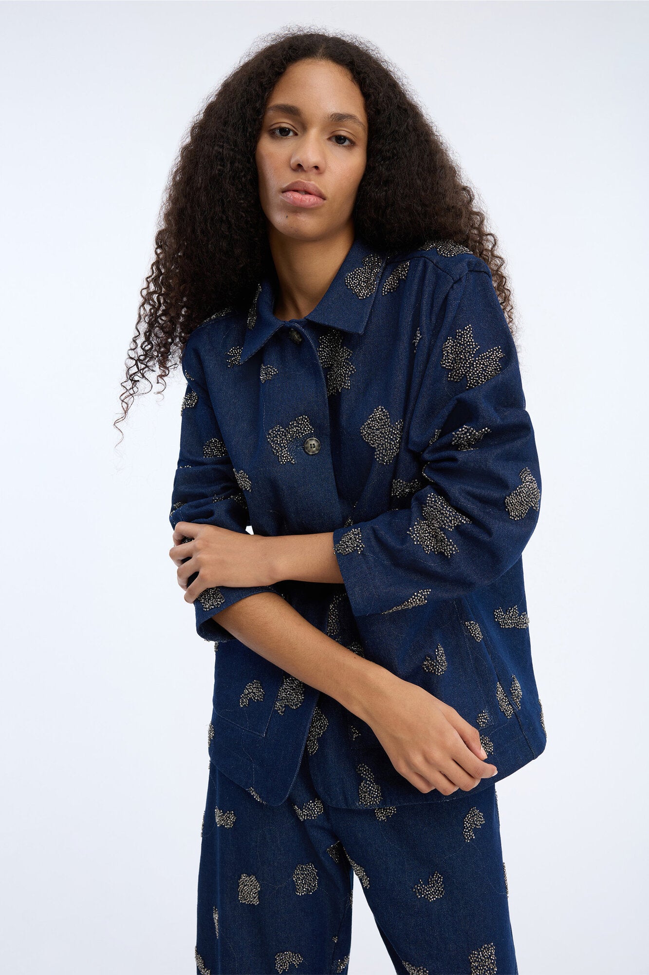 Vichola jakke - 46 Navy