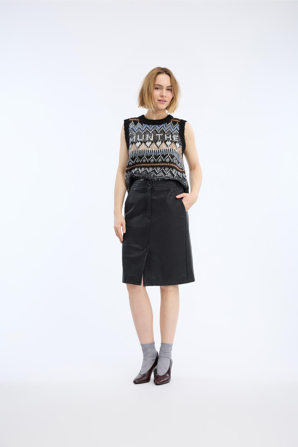 Vitalism strikvest - 202 Mix Black