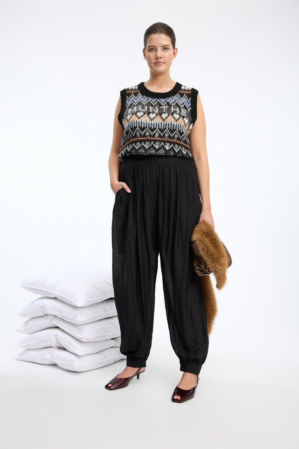 Vitalism strikvest - 202 Mix Black