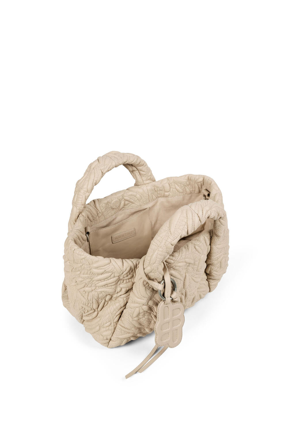 Lix Quilt lædertaske - 5 Beige