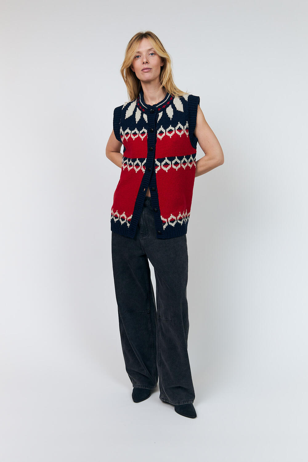 CleoLL strikvest - 30 Red