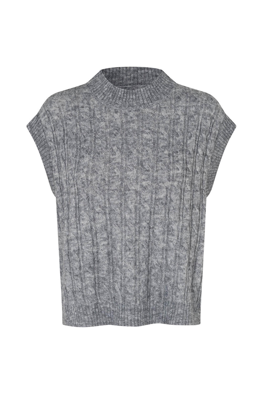 FinnLL strikvest - 11 Grey Melange