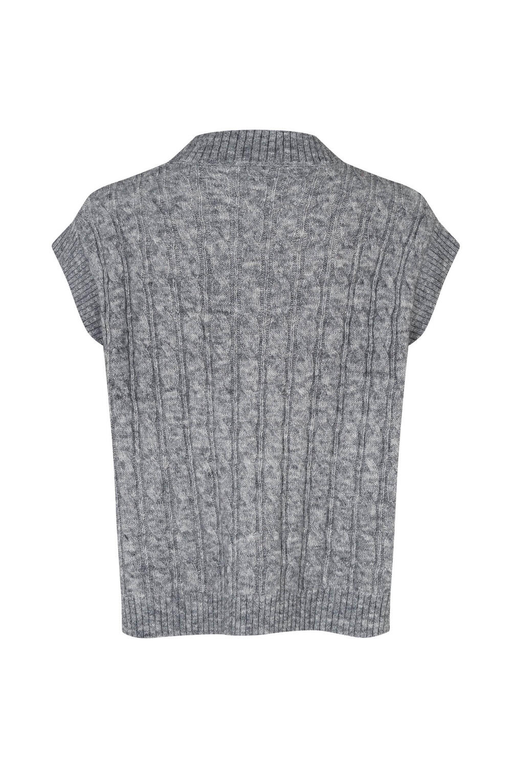 FinnLL strikvest - 11 Grey Melange