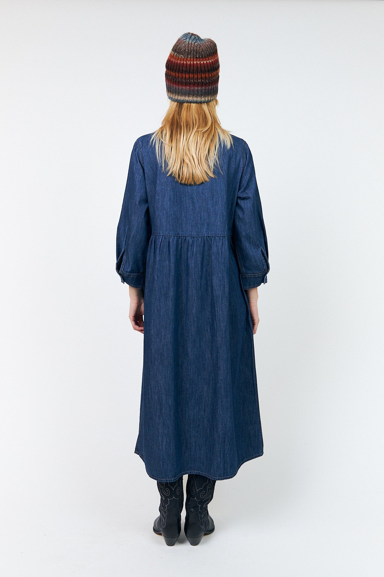 AliyaLL denimkjole - 23 Dark Blue