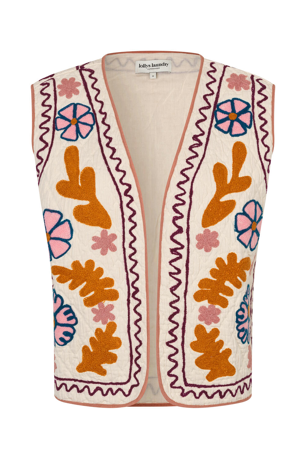 HoneyLL quiltet vest - 02 Creme