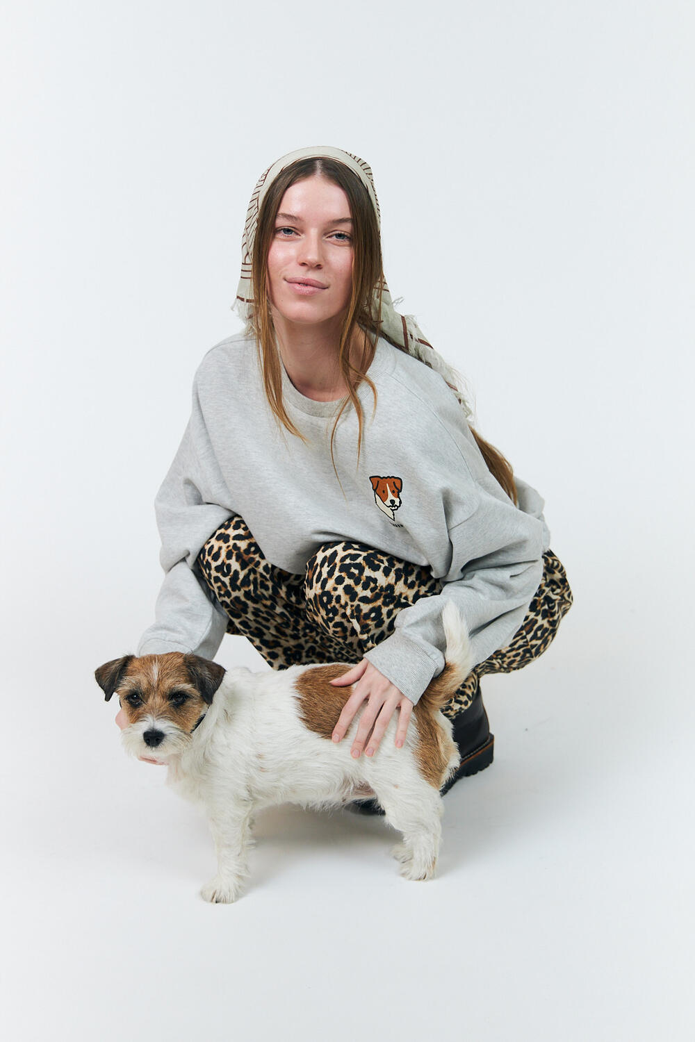 SydneyLL Dog sweatshirt - 13 Light Grey Melange