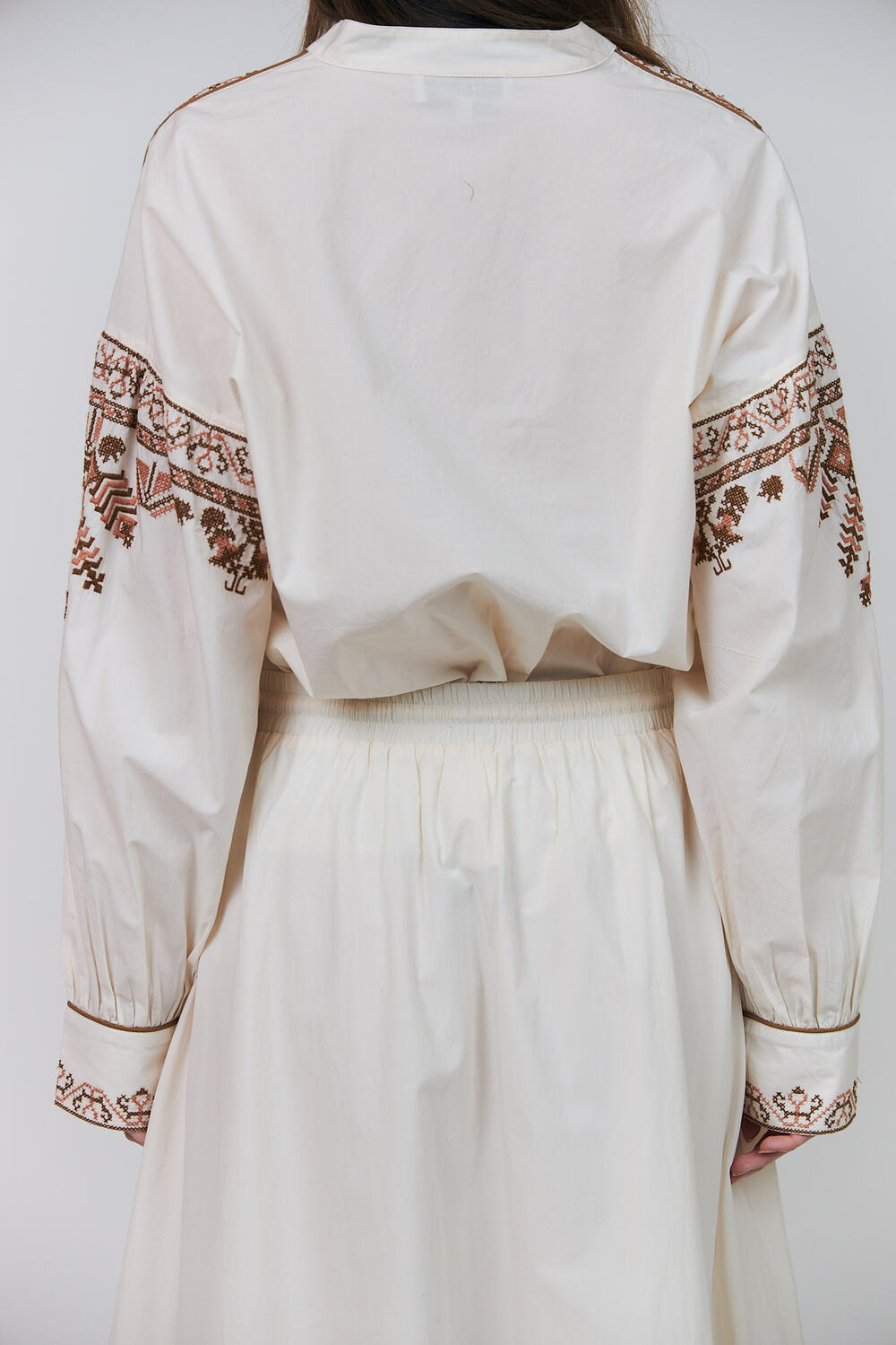 LuciaLL skjortebluse - 02 Creme