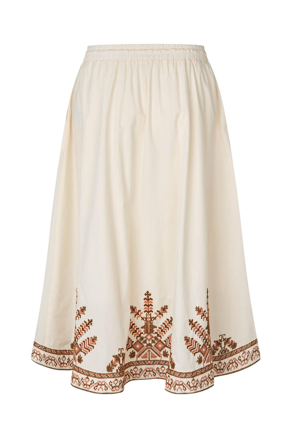 BristolLL midi nederdel - 02 Creme