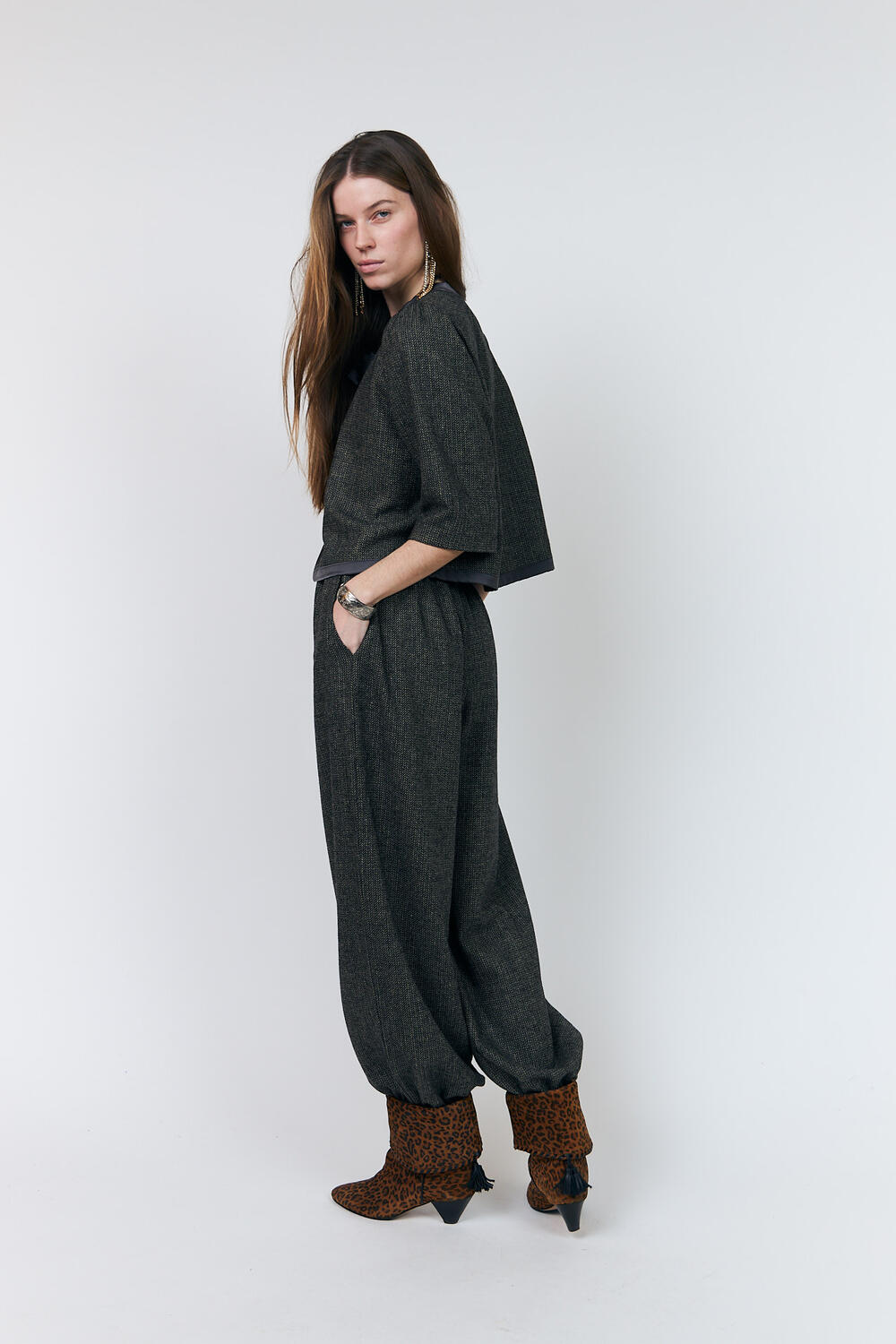 TrineLL bluse - 87 Dark Mokka