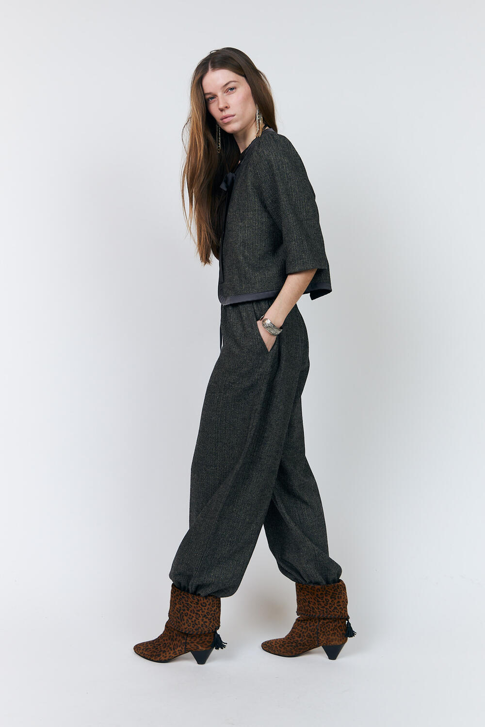 TrineLL bluse - 87 Dark Mokka