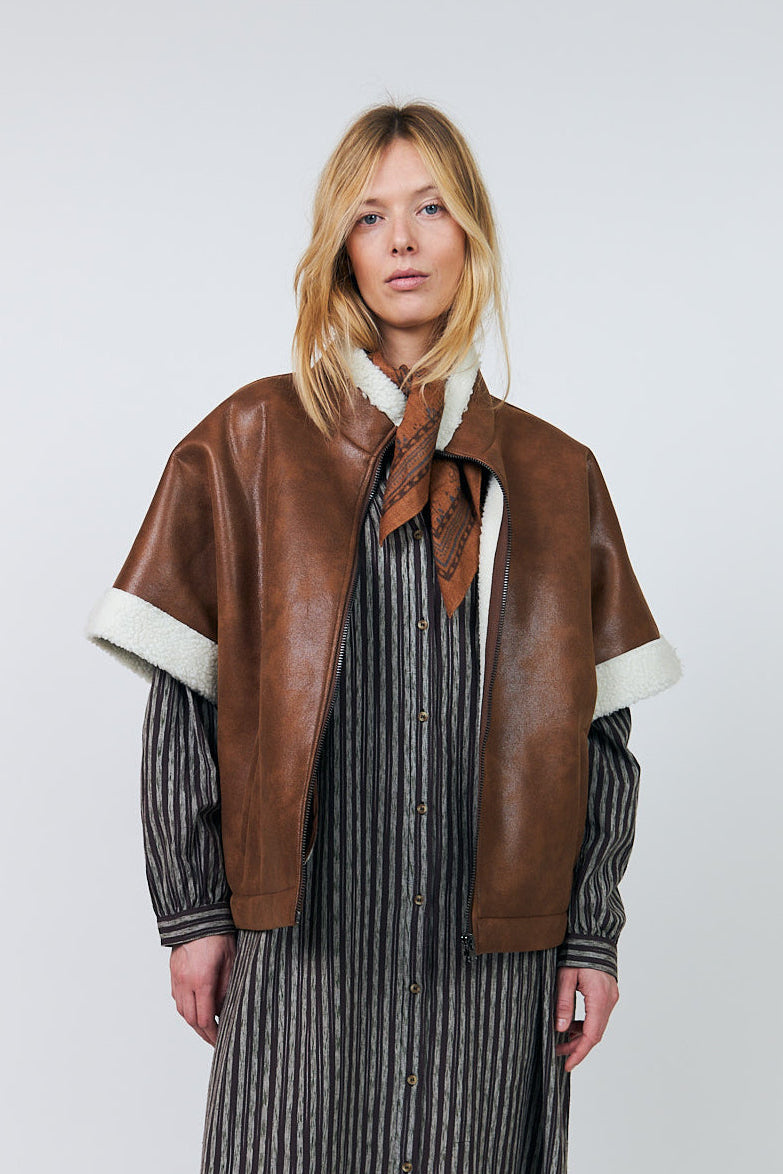 SamaLL kortærmet jakke - 59 Brown