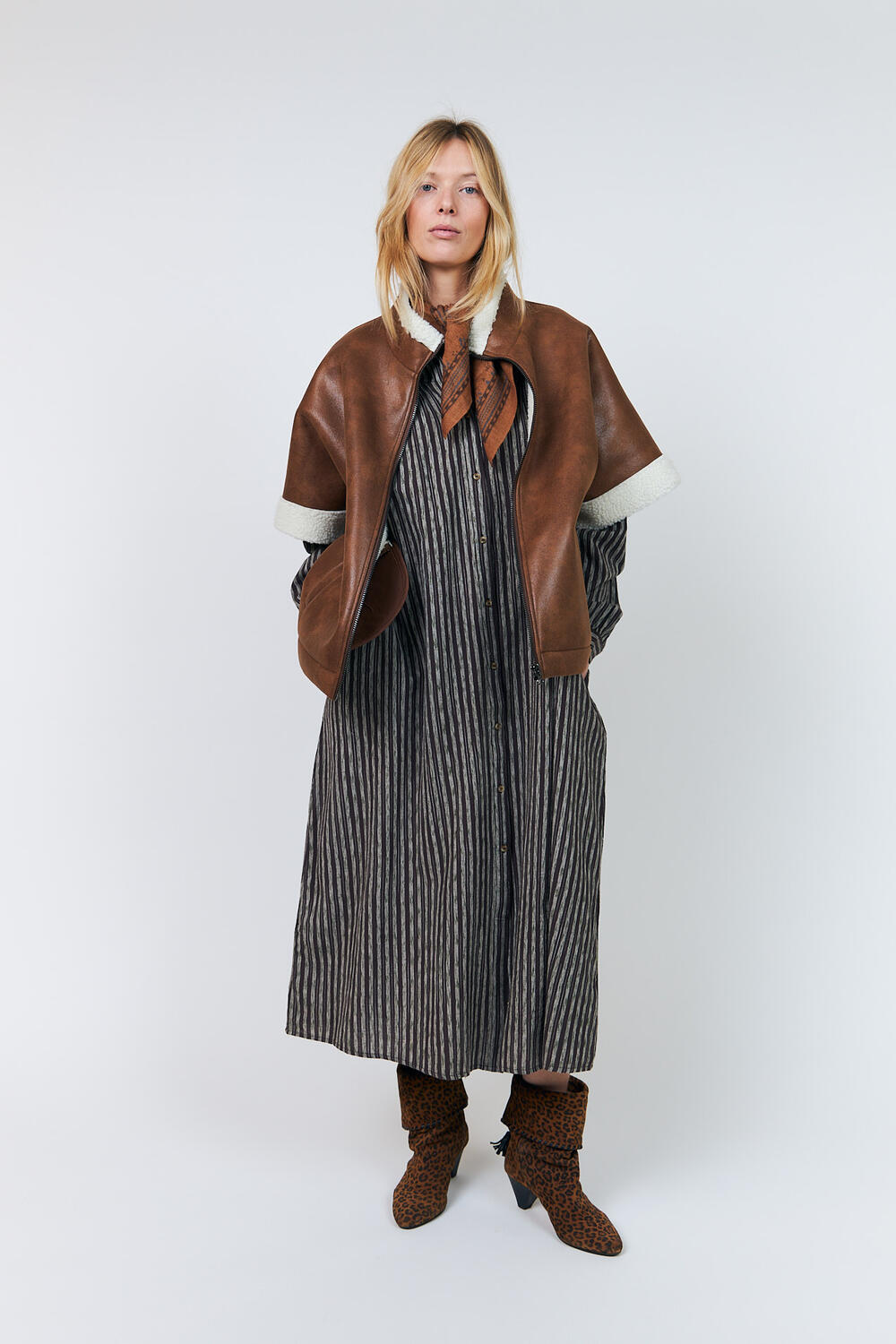 SamaLL kortærmet jakke - 59 Brown