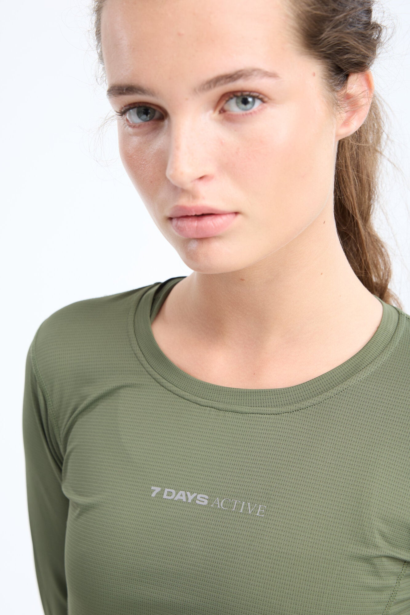 Body W Performance træningsbluse – Dark Olive