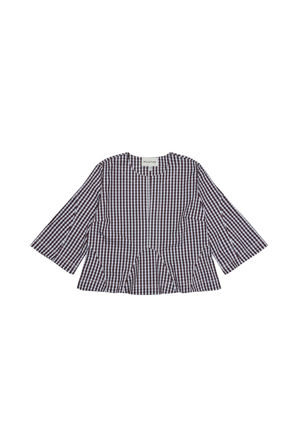 Capri bluse – Plum