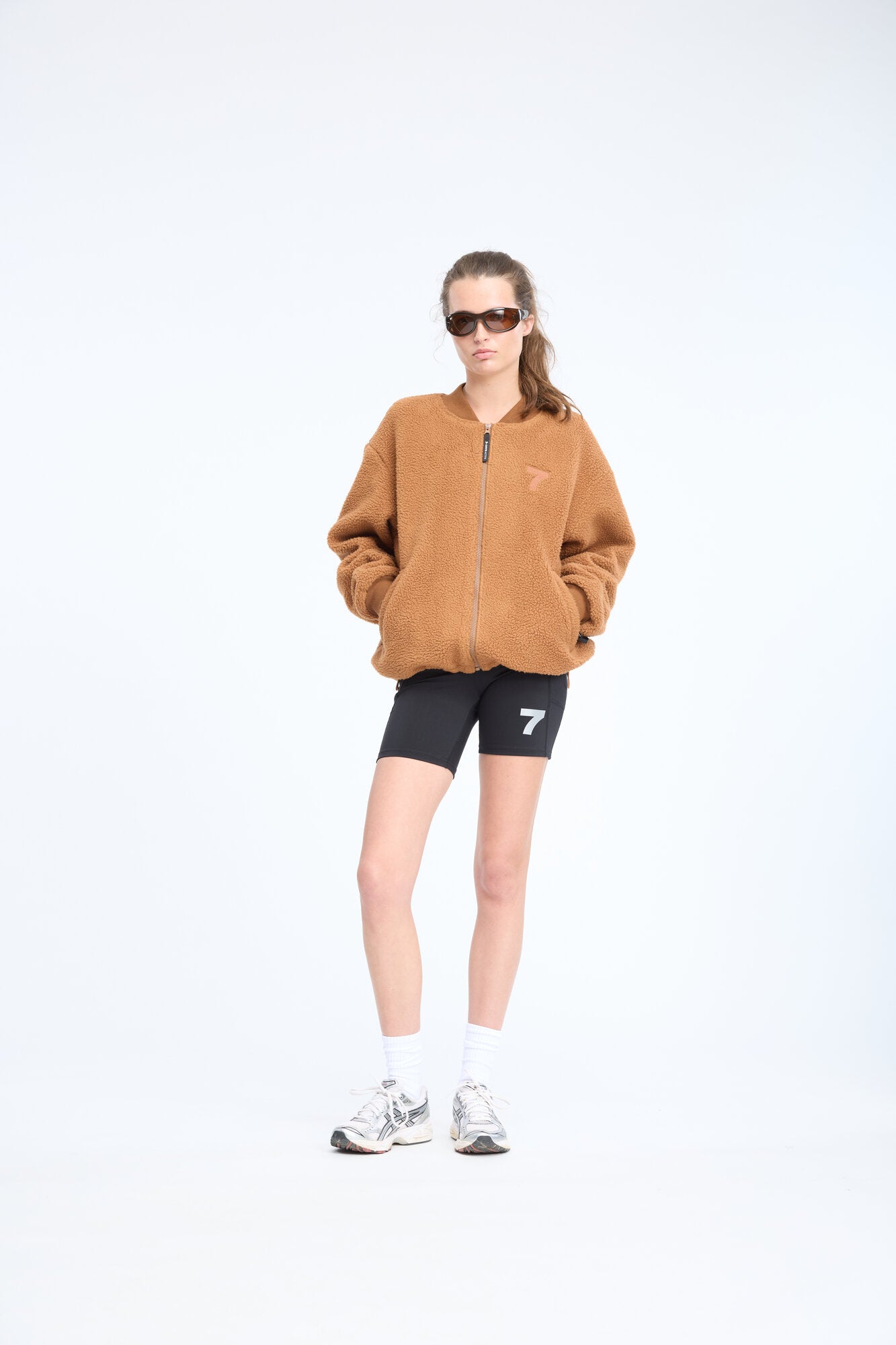 Soul Teddy Fleece bomberjakke – Sienna