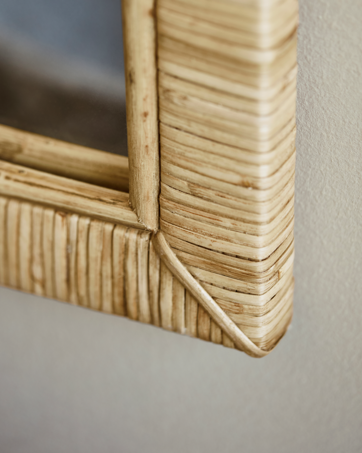 Miro vægspejl, natur - 70x50 cm