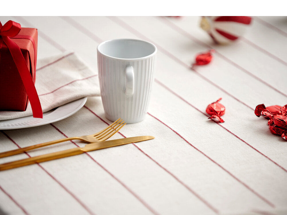 Line dug - Offwhite/Red