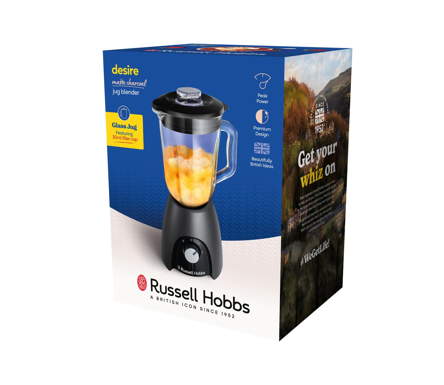 Desire Jug blender - Matte Charcoal