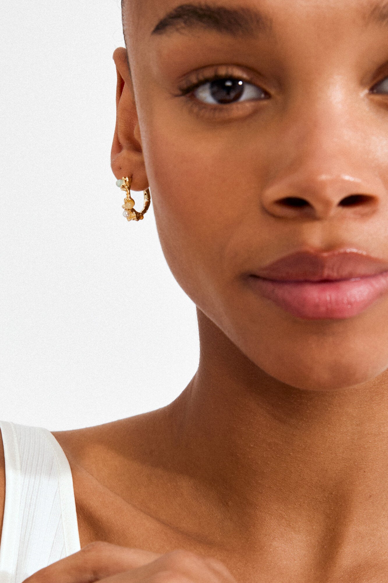 Iris hoops - forgyldt