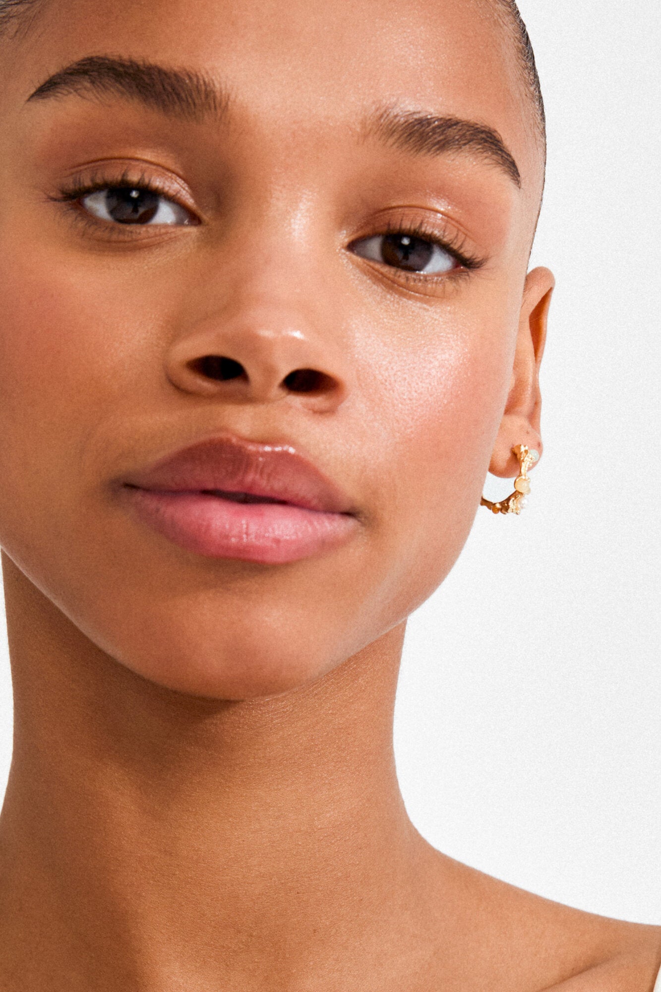 Iris hoops - forgyldt