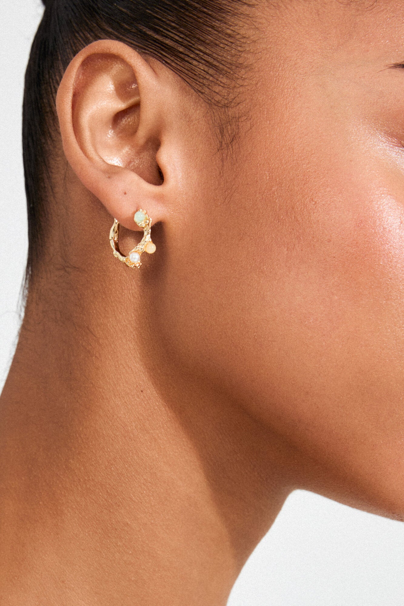 Iris hoops - forgyldt