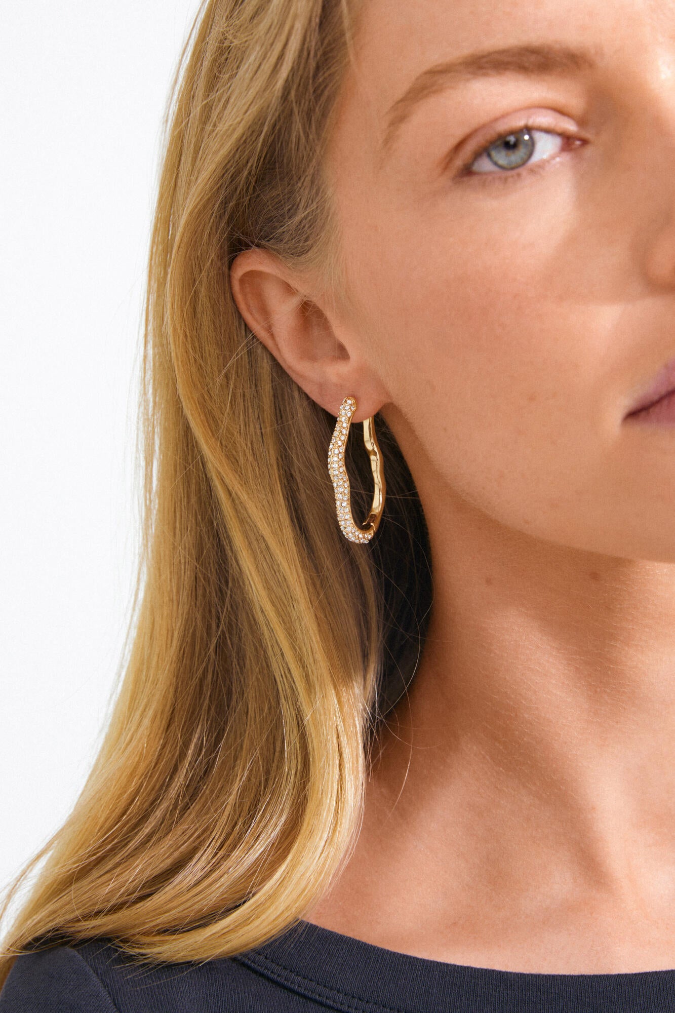 Avola hoops earrings - forgyldt
