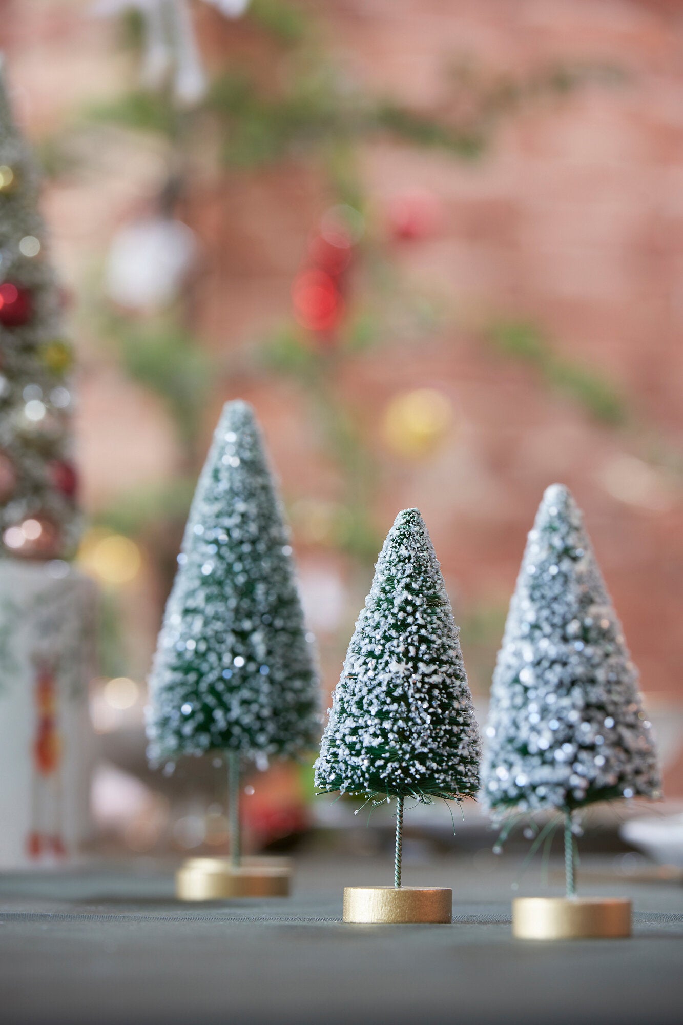 Juletræ, grøn - 14 cm.