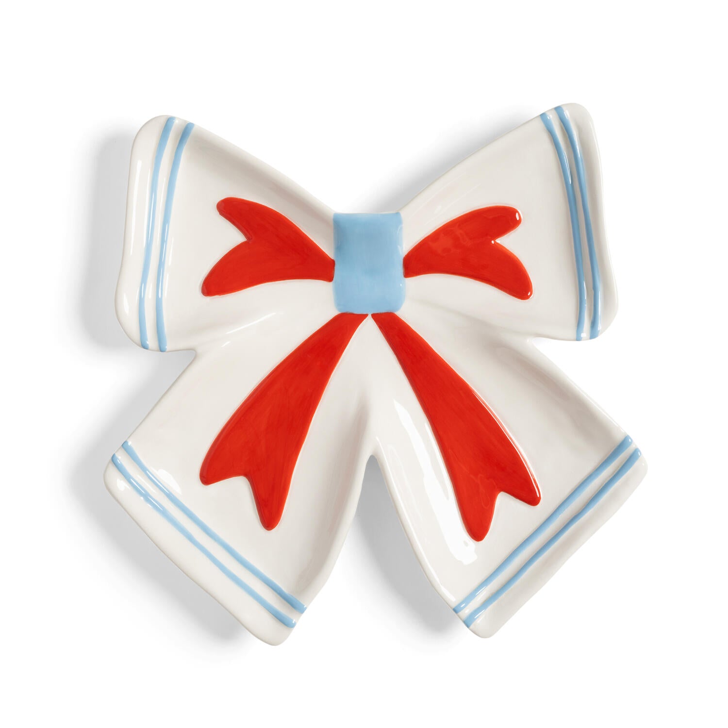 Ribbon fad - råhvid