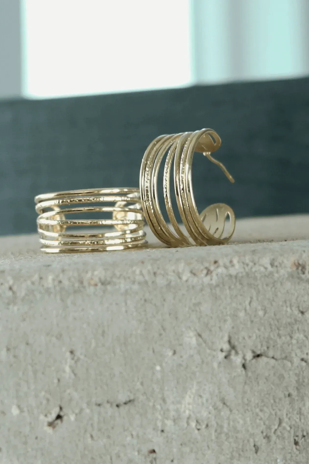 String Statement hoops - forgyldt