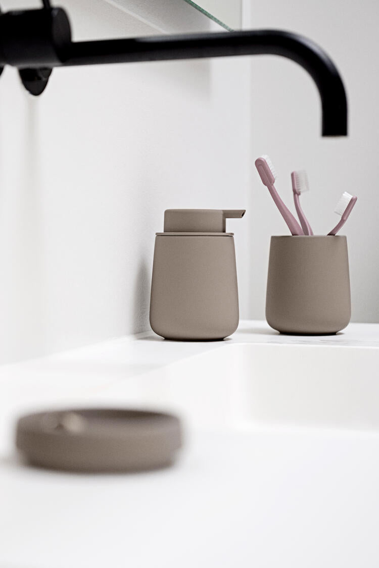 Nova One tandbørstekrus - taupe